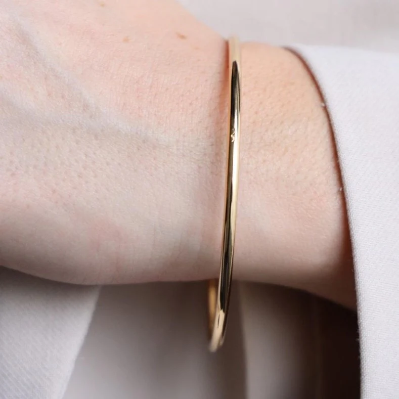 Bracelet Jonc en or jaune - Image 2