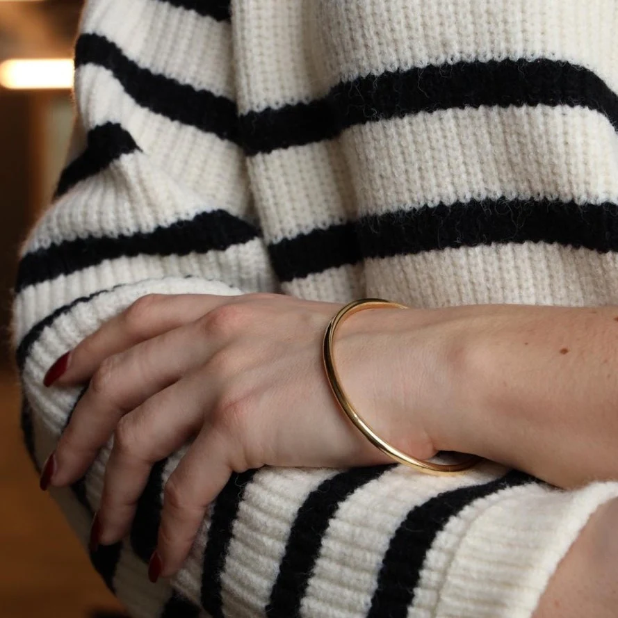 Bracelet Jonc en or jaune - Image 2