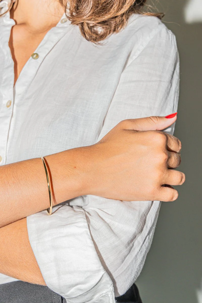 Bracelet Jonc Or jaune - Image 2