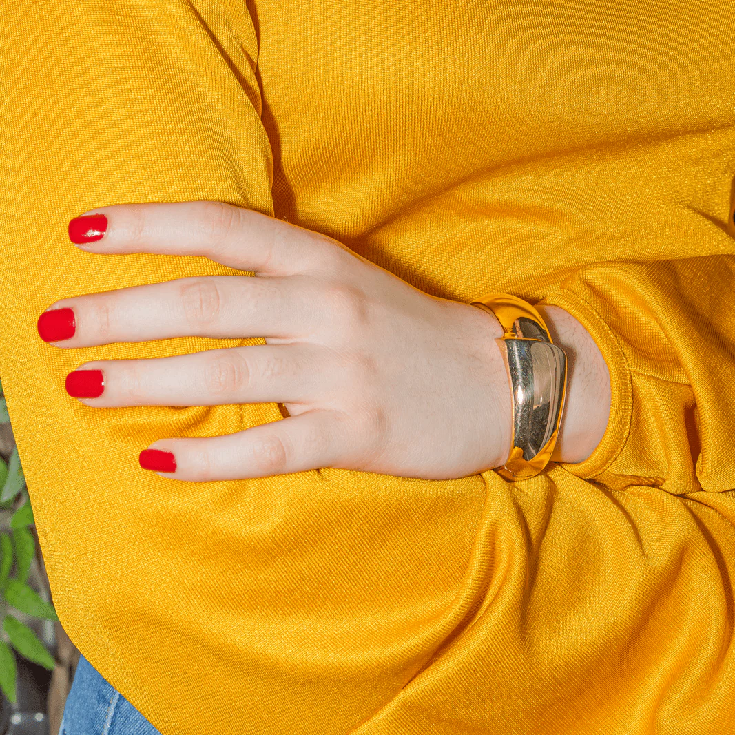 Bracelet Jonc en or jaune - Image 2