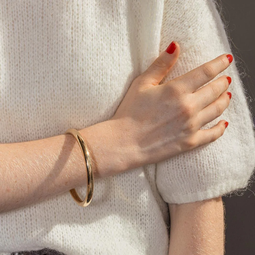 Bracelet Jonc en or jaune - Image 2