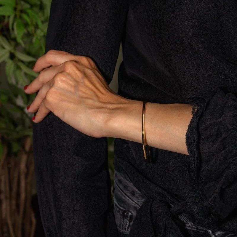 Bracelet Jonc en or jaune - Image 2