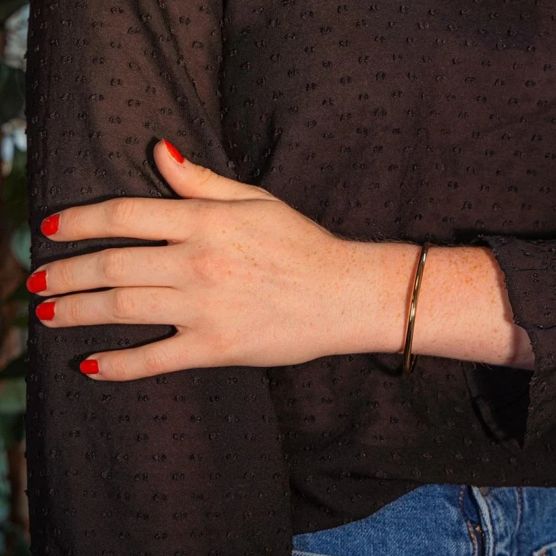 Bracelet Jonc en or jaune - Image 2