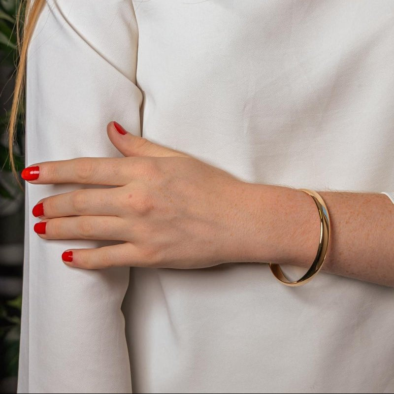Bracelet Jonc en or jaune - Image 2