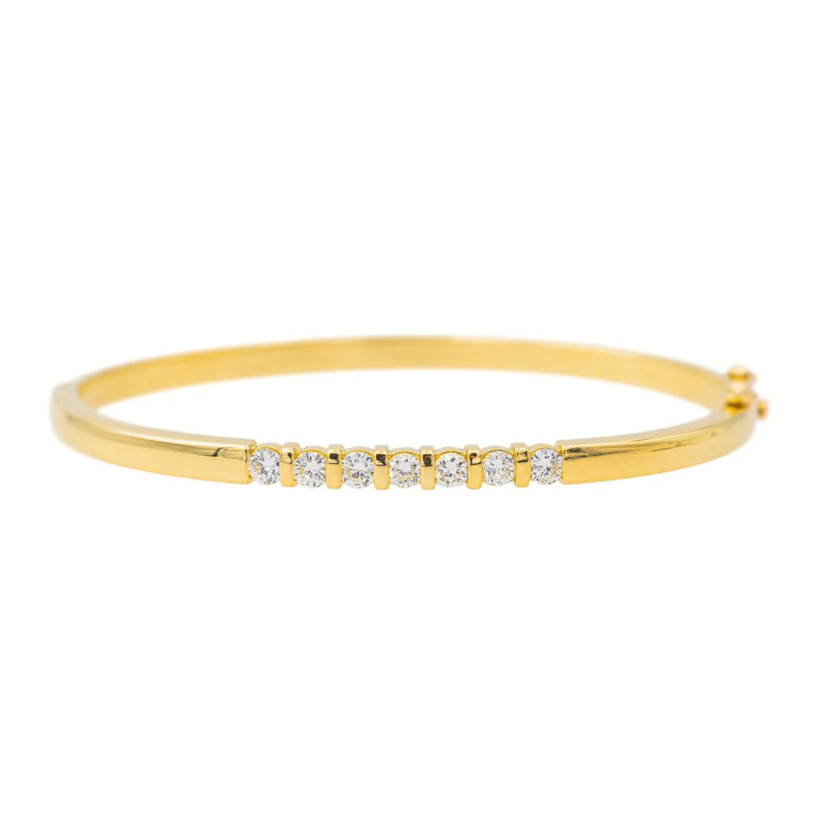 Bracelet Jonc Or jaune Diamant