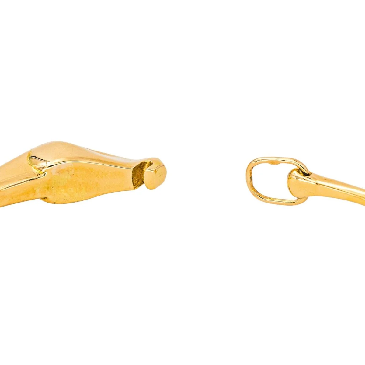Bracelet Jonc en or jaune et diamant - Image 5