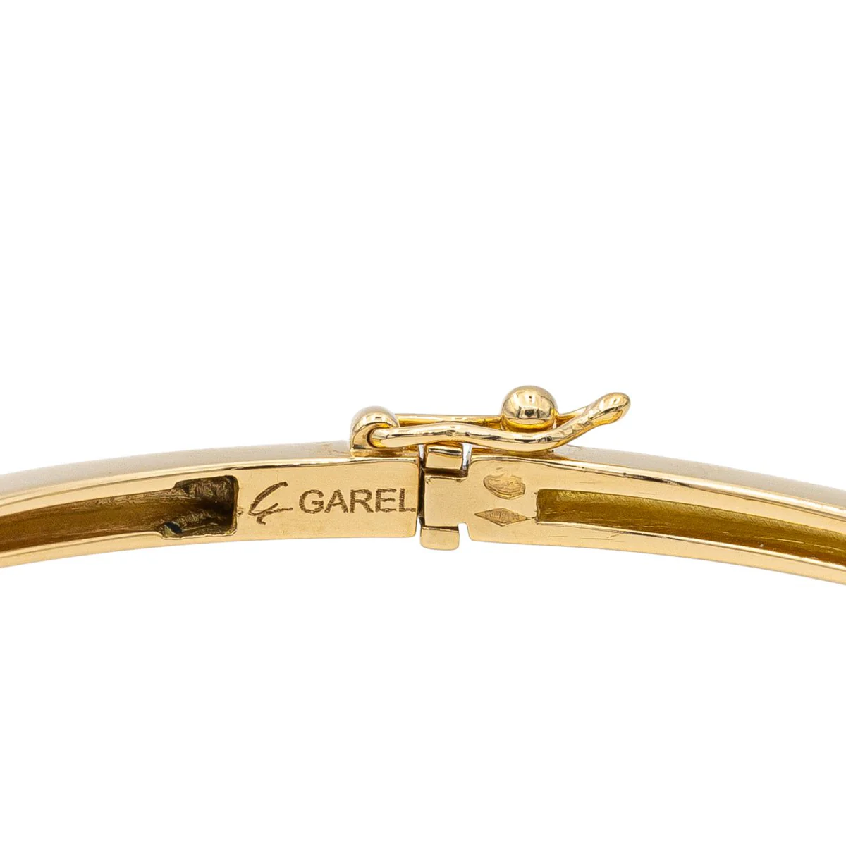 Bracelet Jonc en or jaune et diamant - Image 6