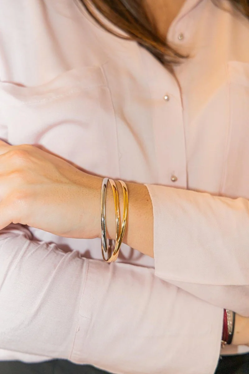 Bracelet Jonc Or rose - Image 2