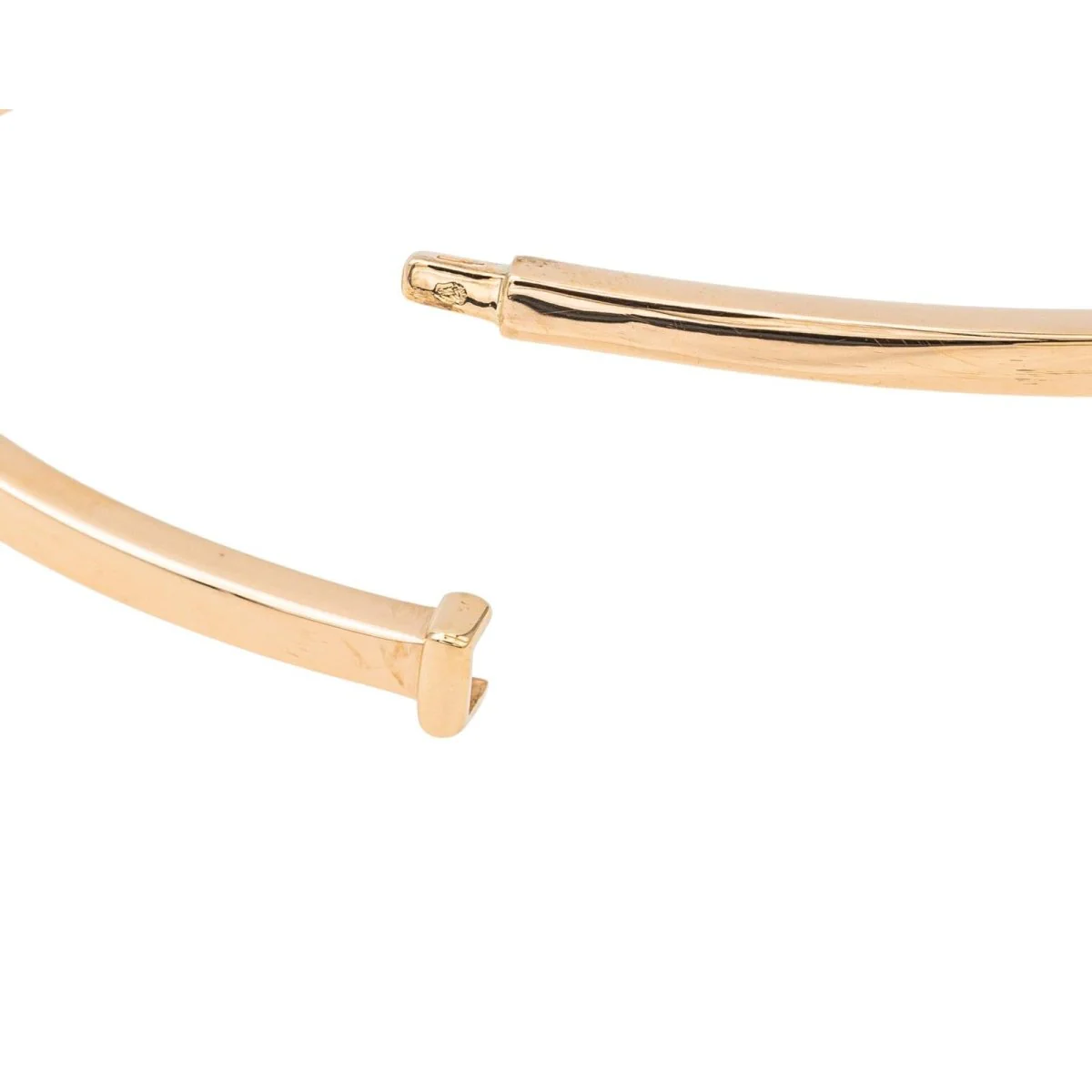 Bracelet Jonc Diamant en Or Rose - Image 8