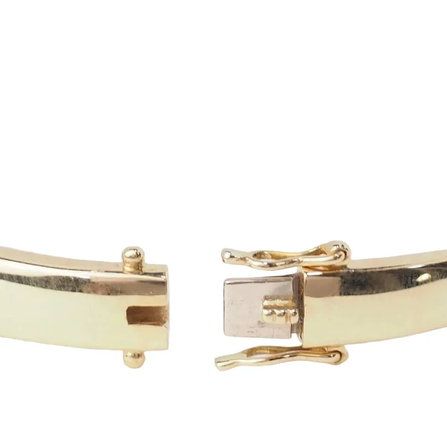 Bracelet Jonc en or jaune et diamants - Image 3