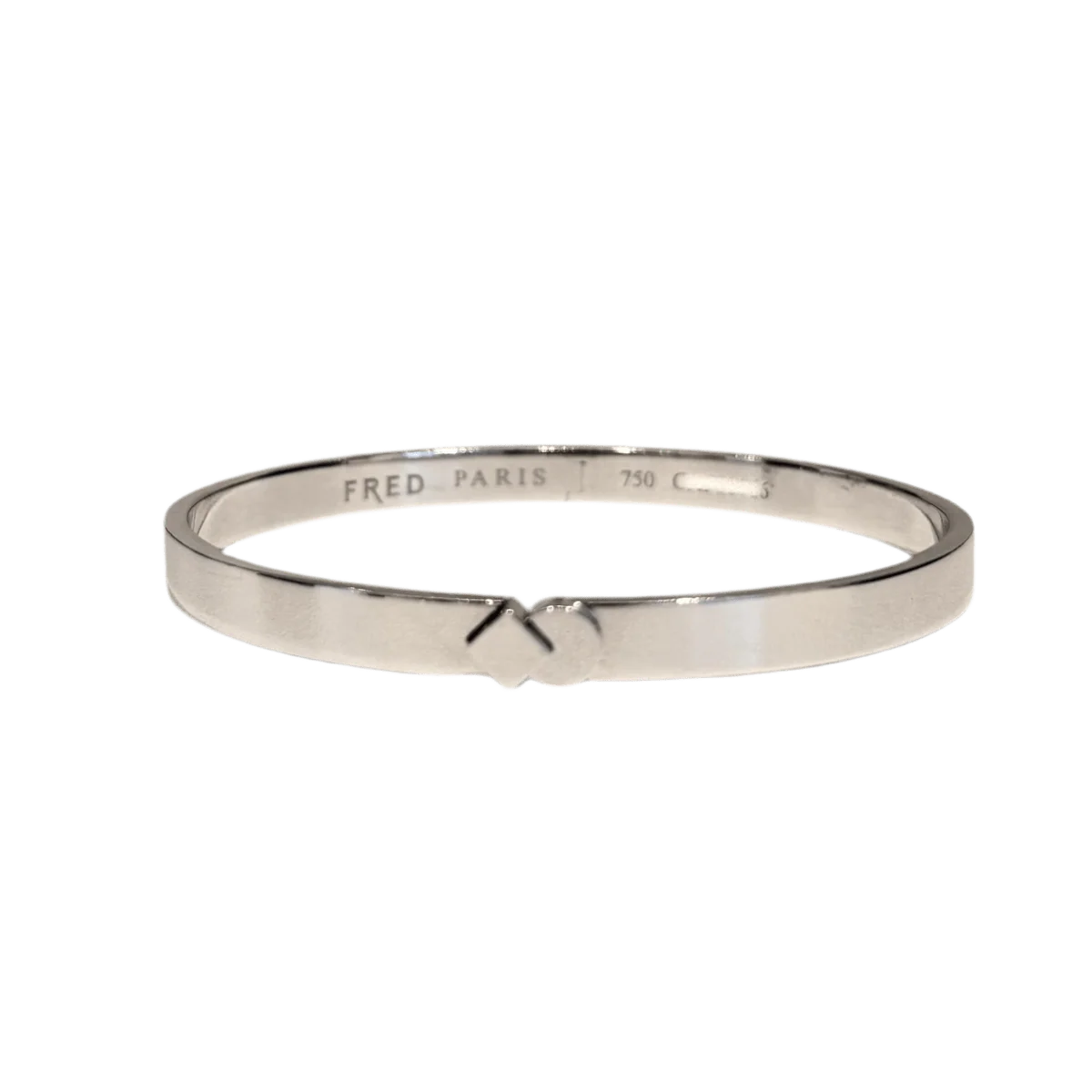 Bracelet Jonc FRED en or blanc