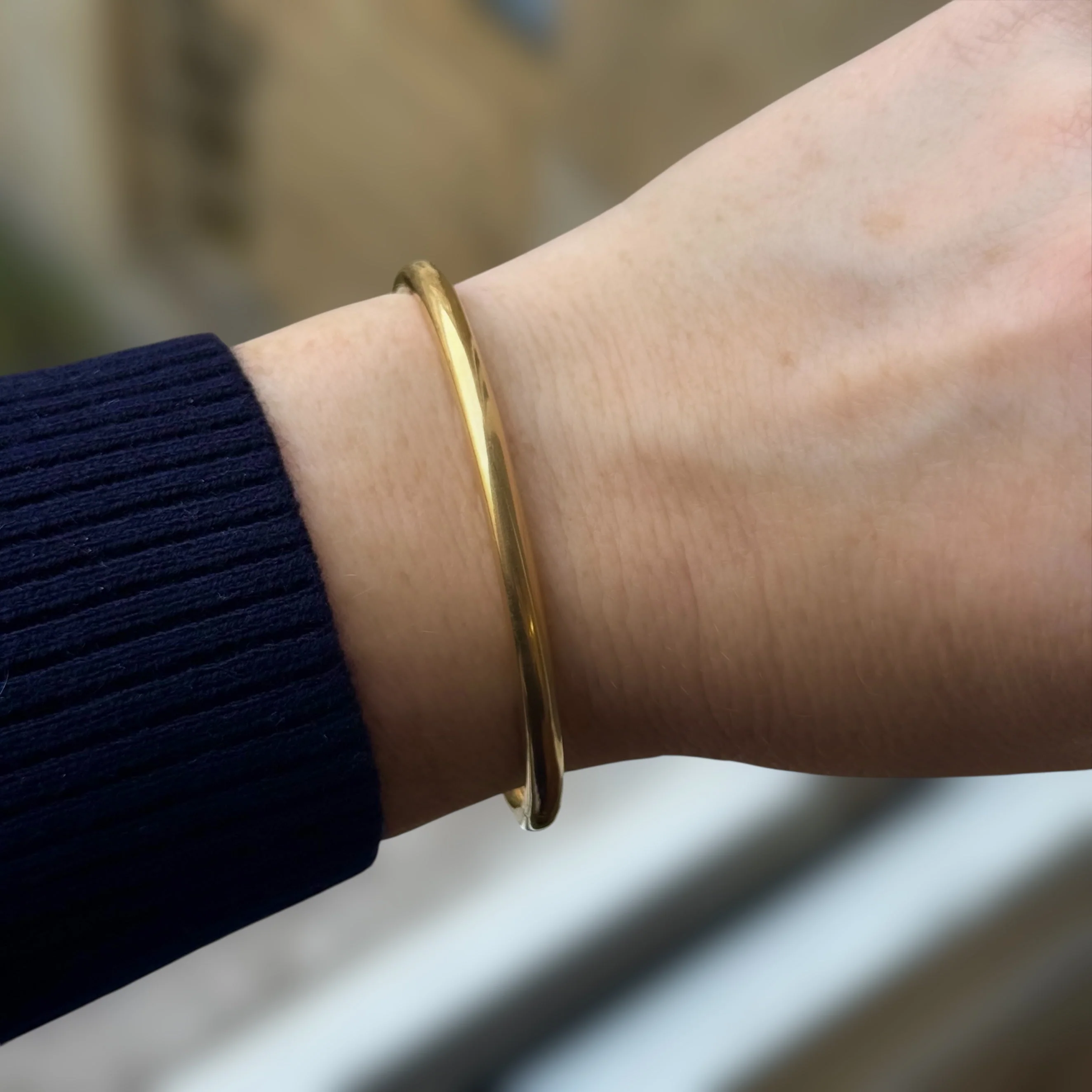 Bracelet Jonc en or jaune - Image 2