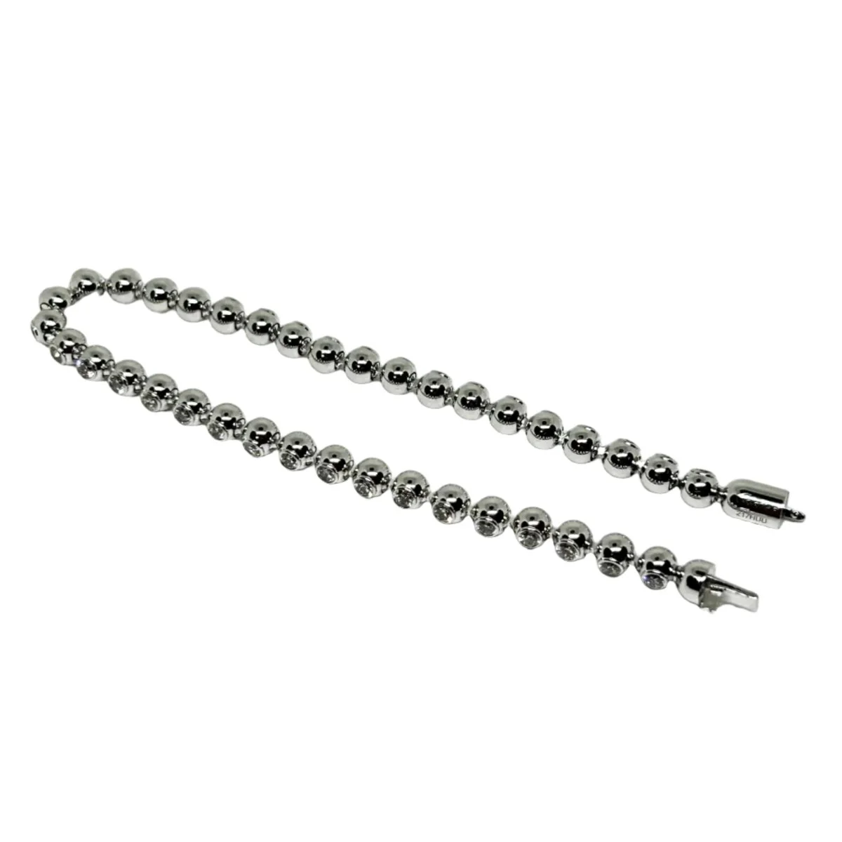 Bracelet Ligne CARTIER en or blanc et diamants - Image 3