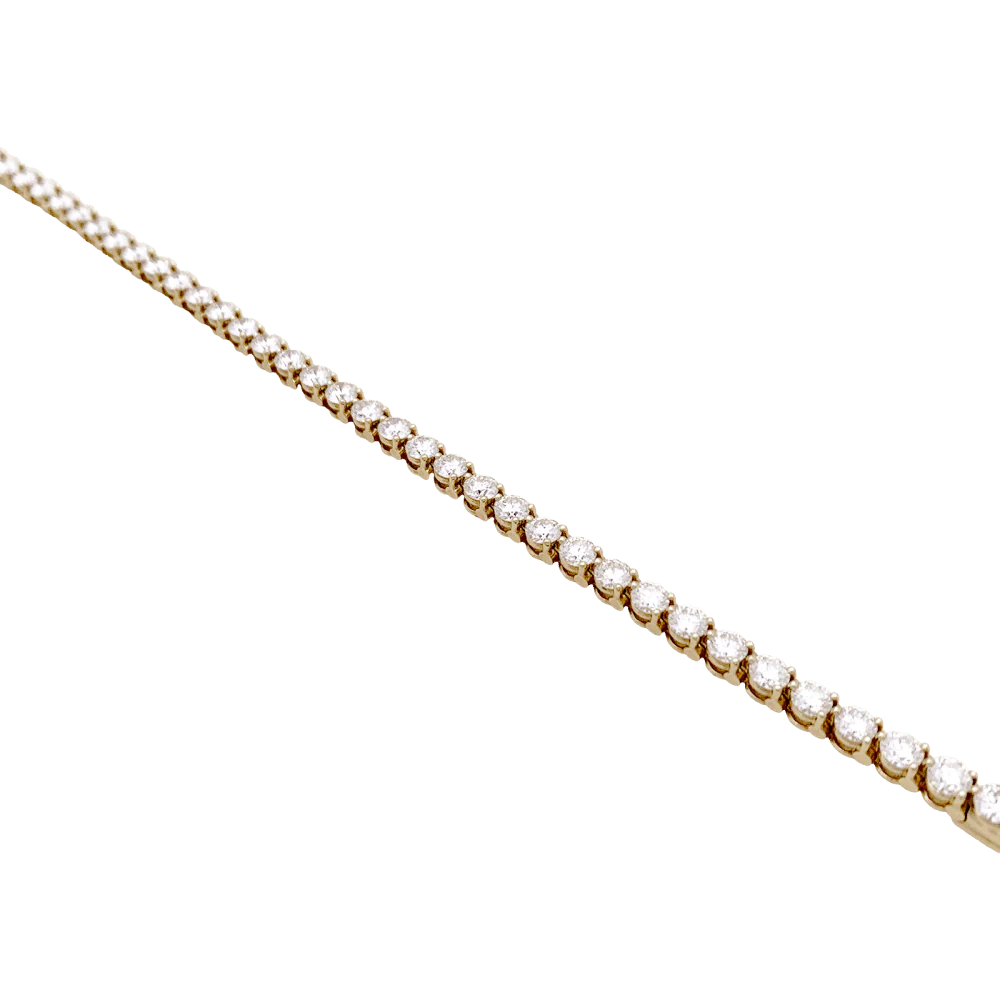 Bracelet Ligne CARTIER en or jaune et diamants - Image 3