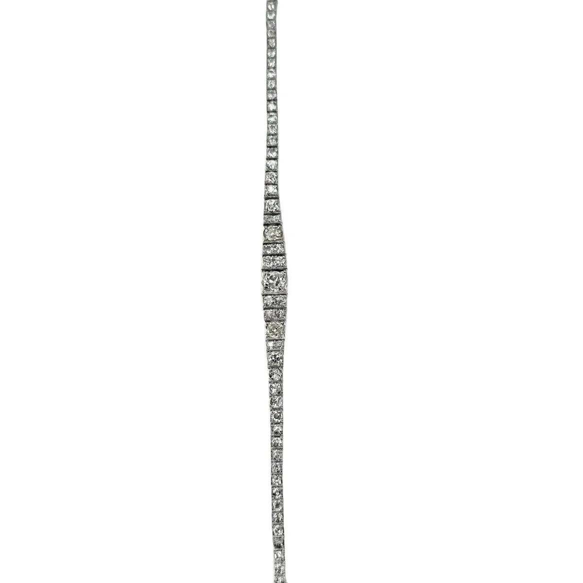 Bracelet Ligne en platine et diamants - Image 4