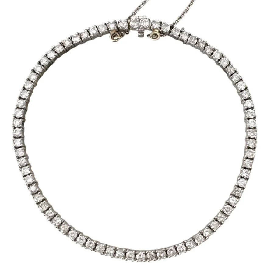 Bracelet Ligne en platine et diamants - Image 10