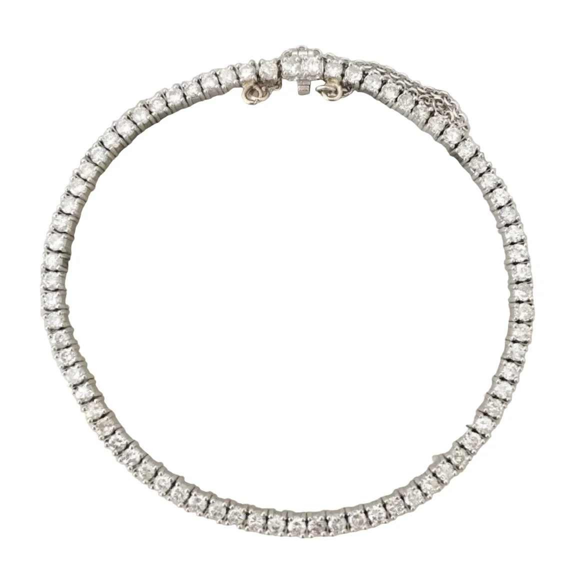 Bracelet Ligne en platine et diamants - Image 8
