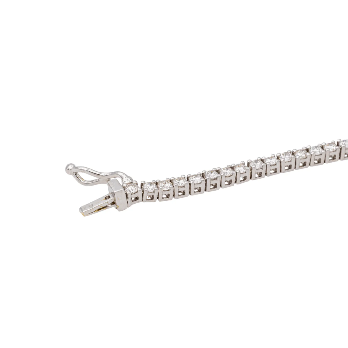 Bracelet Ligne en or blanc et diamants - Image 5