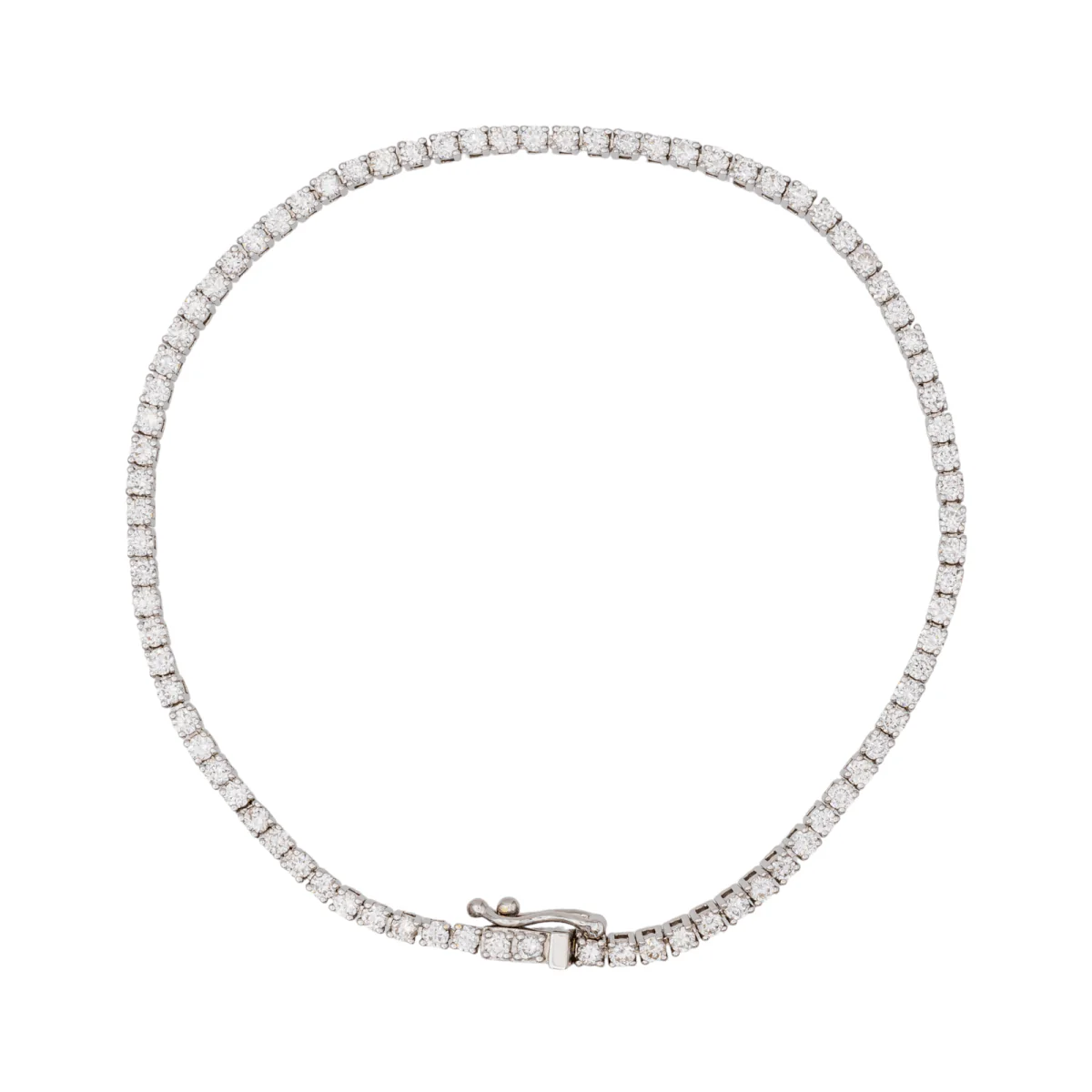 Bracelet Ligne Or blanc Diamant - Image 10