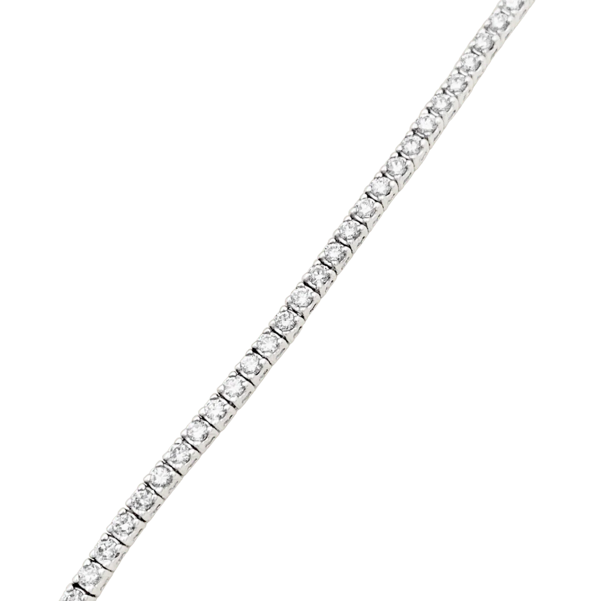 Bracelet Ligne en or blanc et diamants - Image 5