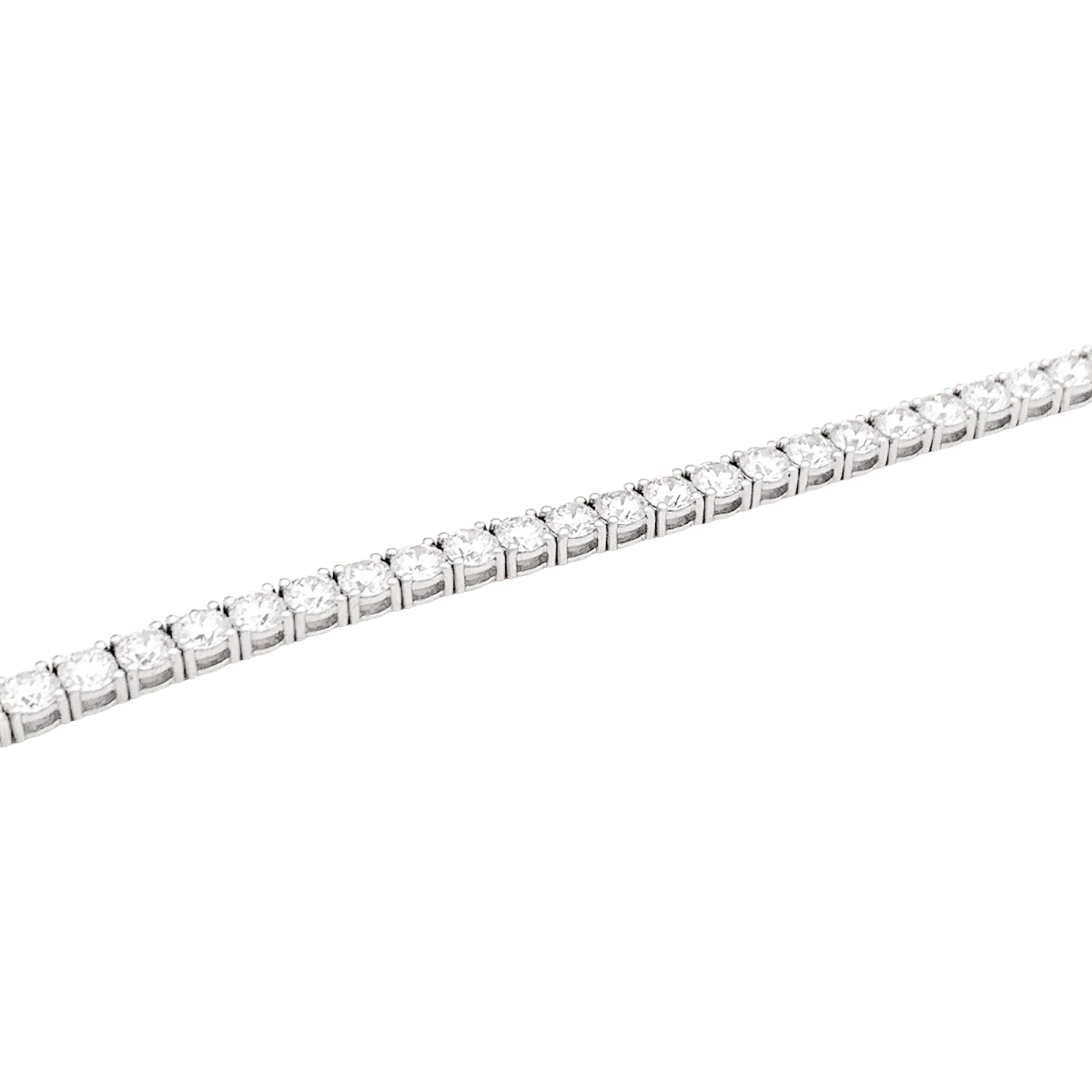 Bracelet en or blanc et diamants - Image 3