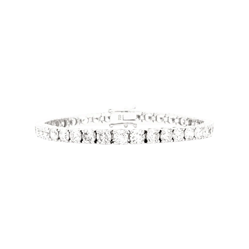 Bracelet Ligne en or blanc et diamants