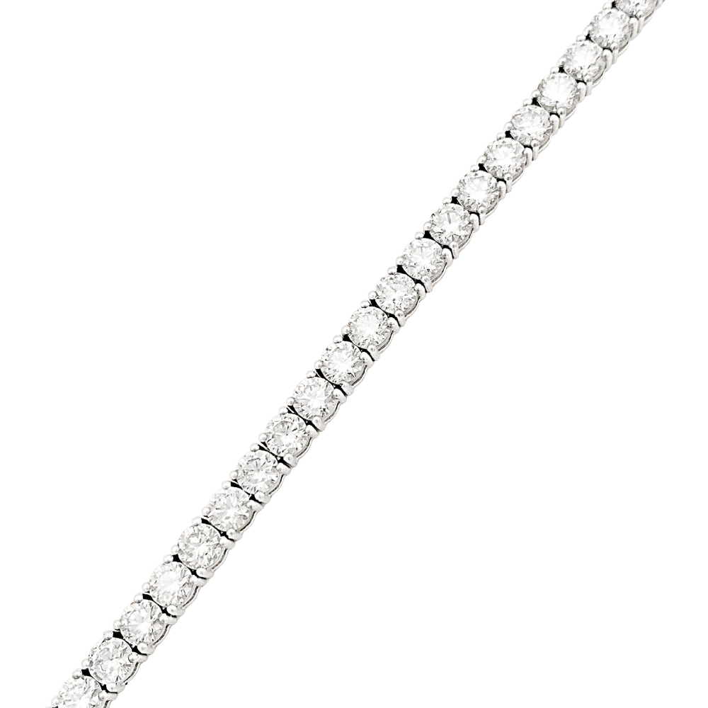 Bracelet Ligne en or blanc et diamants - Image 4