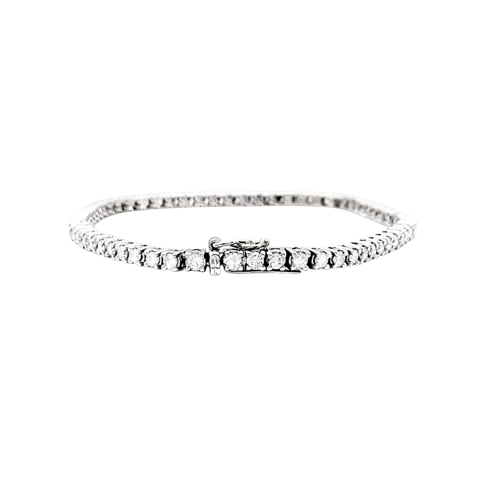 Bracelet Ligne ZOUGHAIB en or blanc et diamants - Image 3