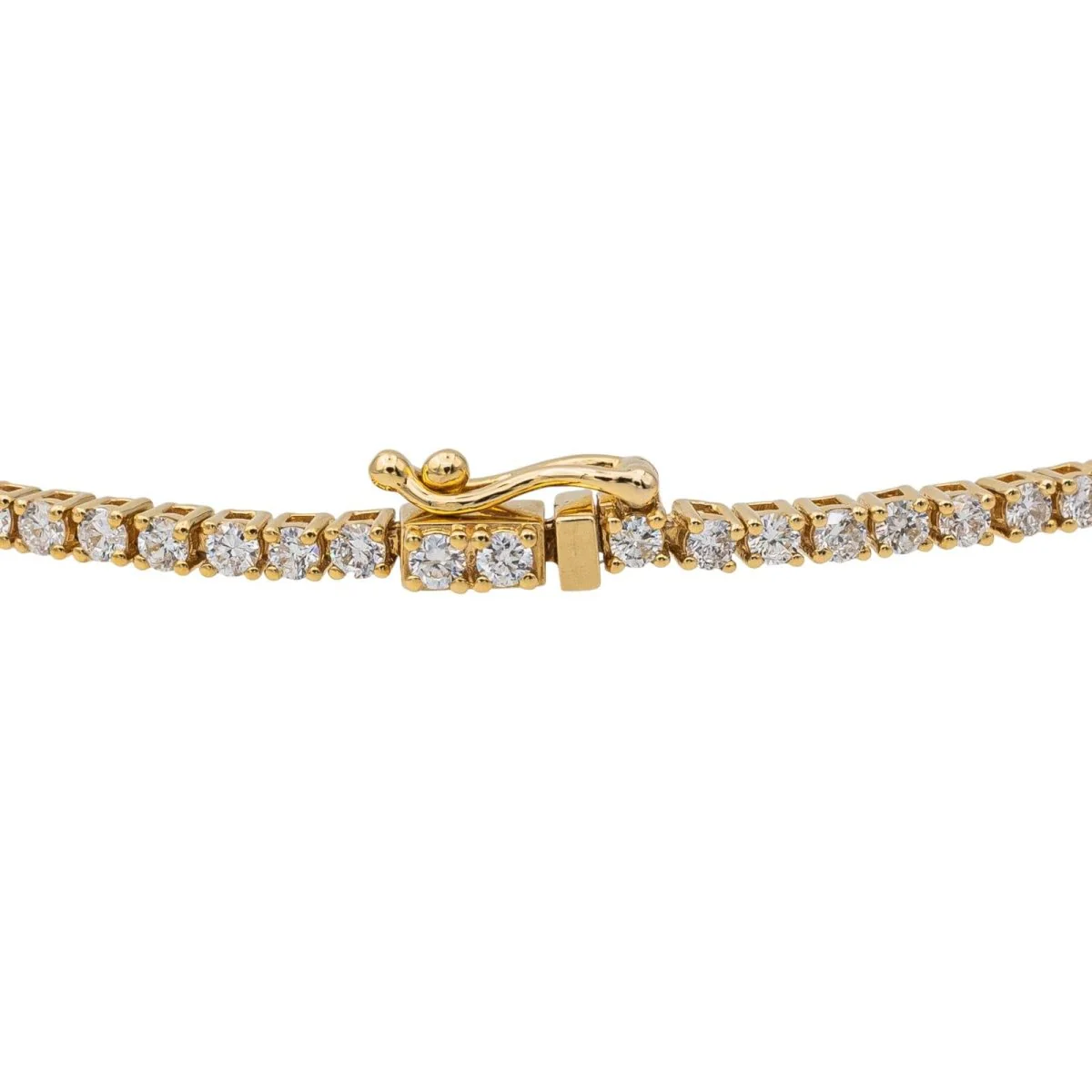 Bracelet Ligne Or jaune Diamant - Image 4