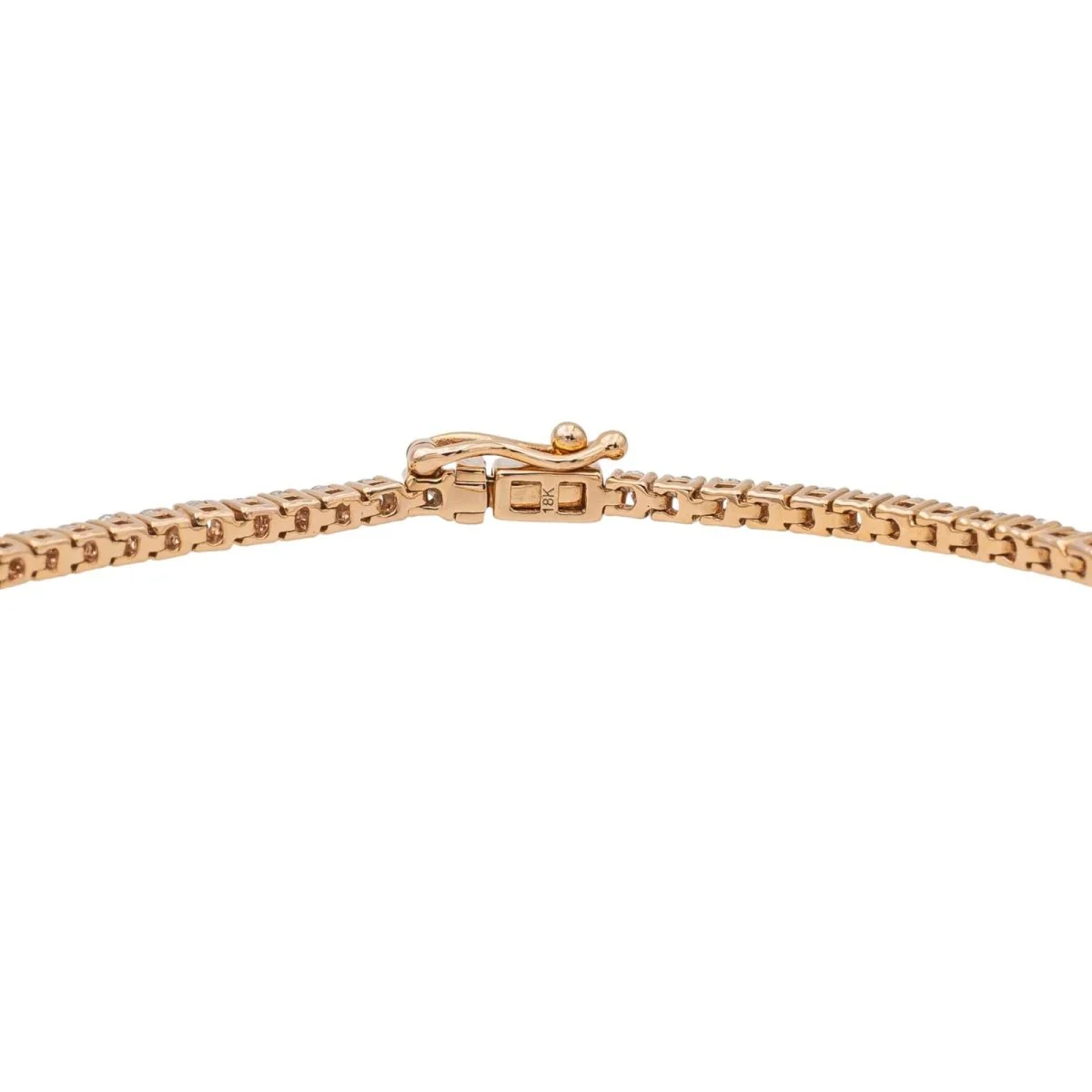 Bracelet Ligne Or rose Diamant - Image 6