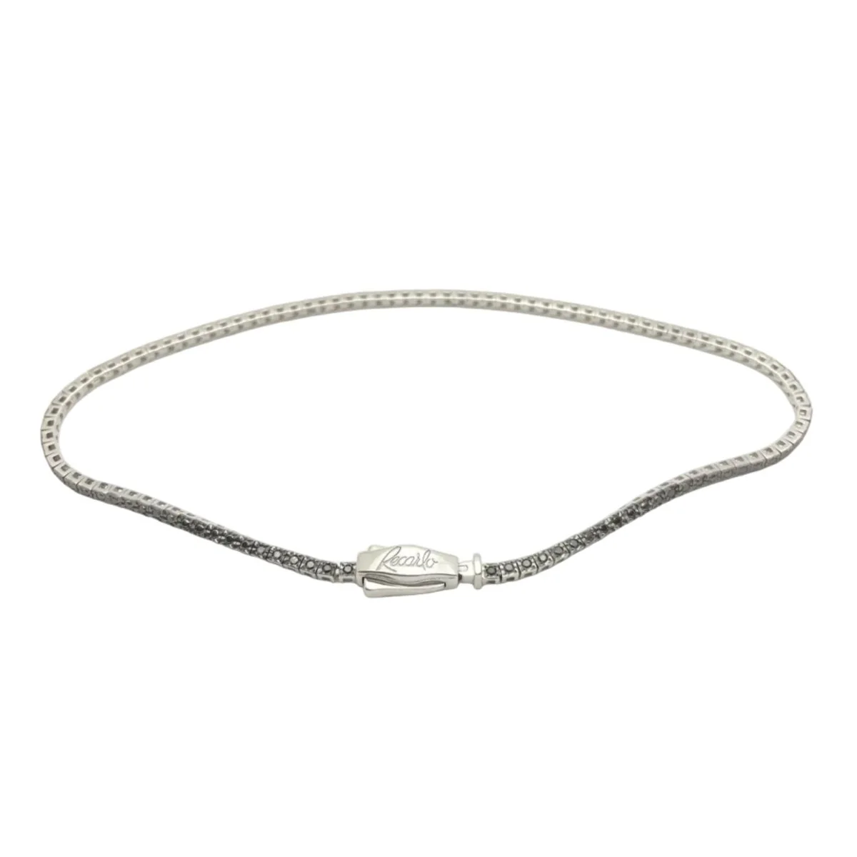 Bracelet Ligne RECARLO en or blanc et diamants