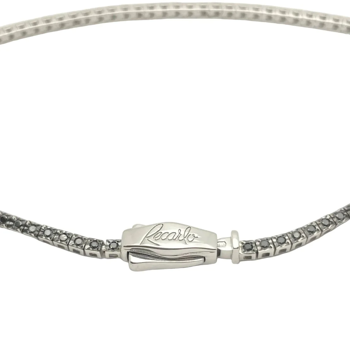 Bracelet Ligne RECARLO en or blanc et diamants - Image 3