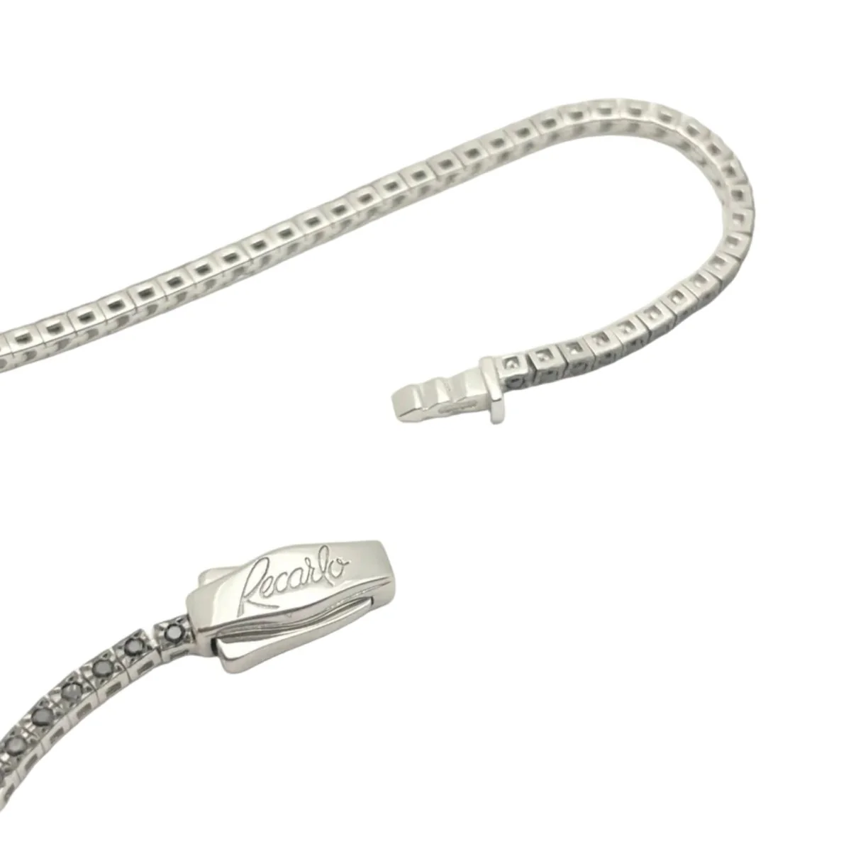 Bracelet Ligne RECARLO en or blanc et diamants - Image 4