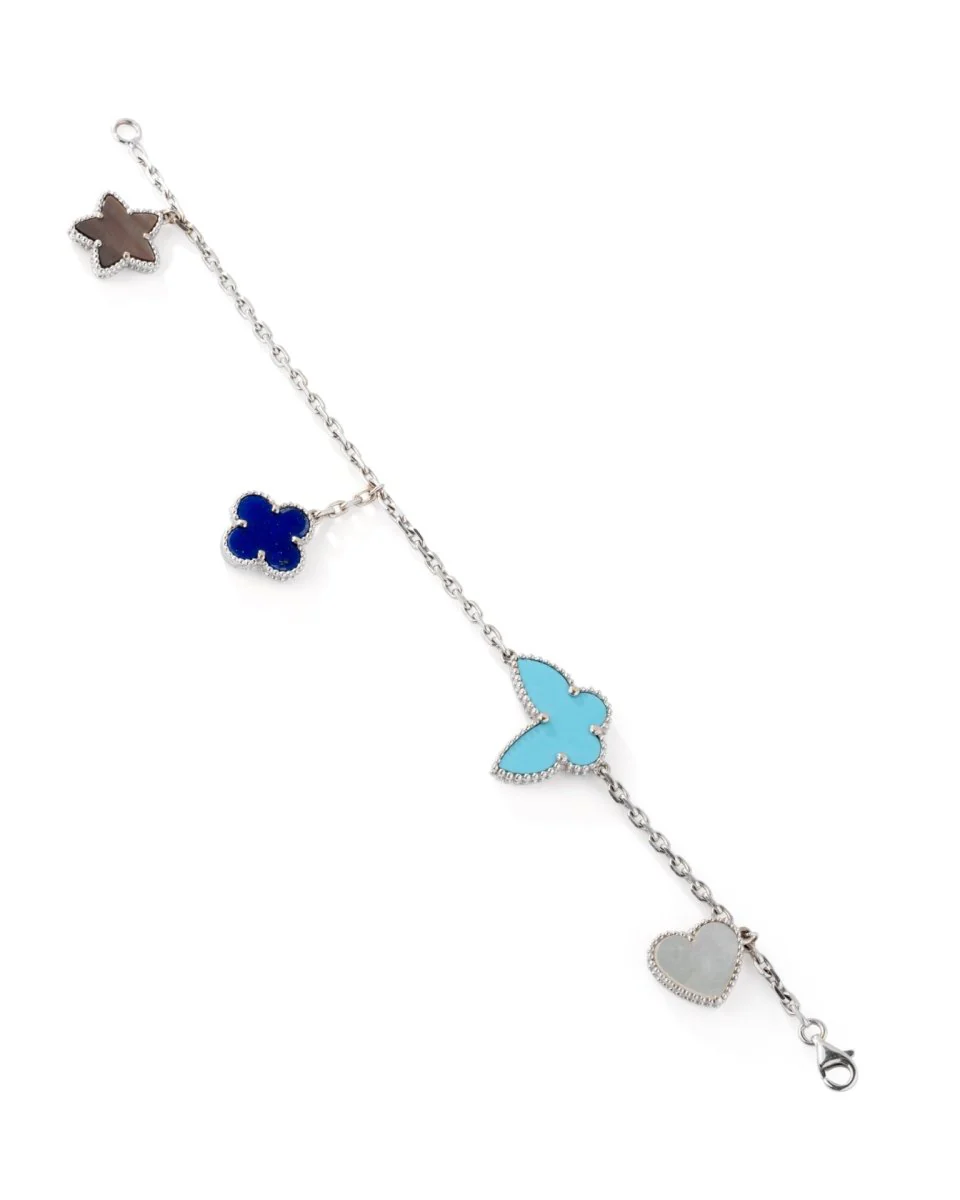 Bracelet "Lucky" VAN CLEEF & ARPELS en or blanc - Image 7