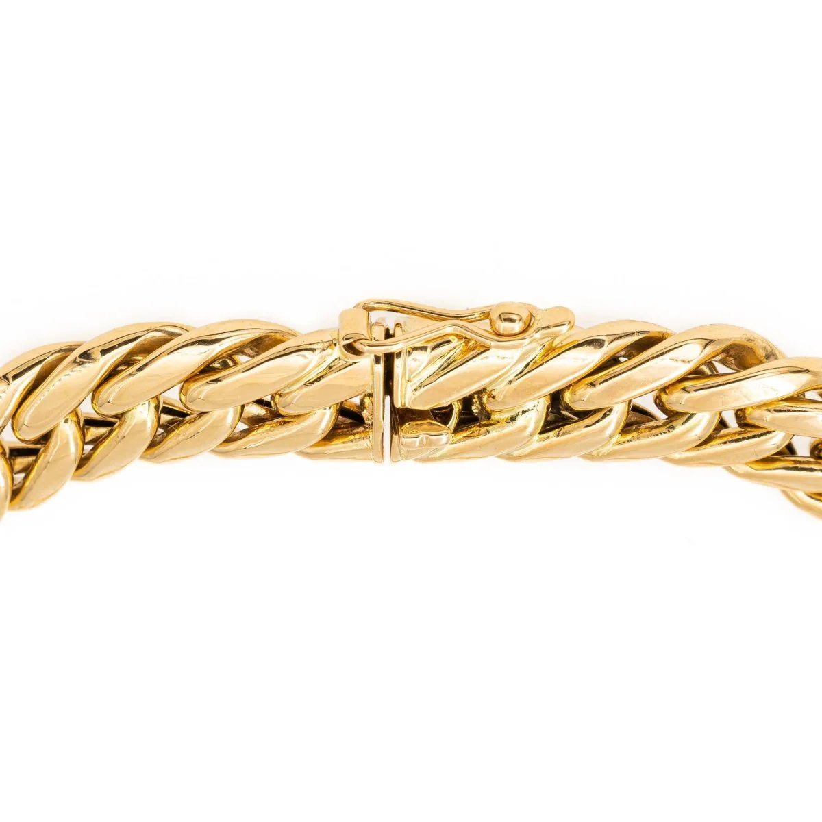 Bracelet Maille américaine en or jaune - Image 3