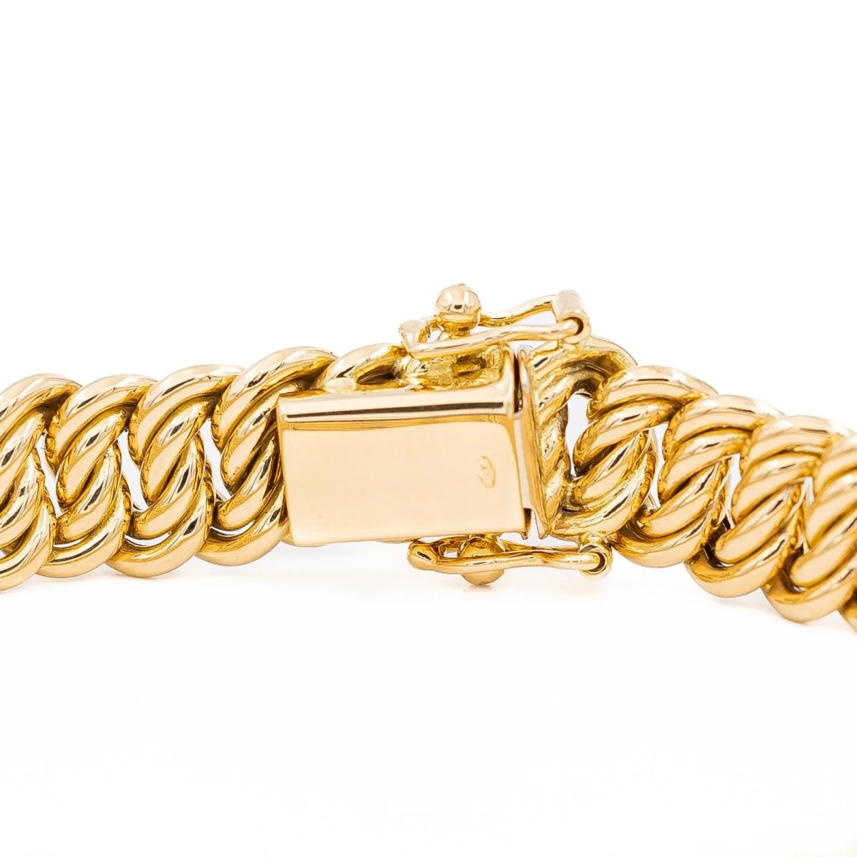 Bracelet Maille américaine en or jaune - Image 3