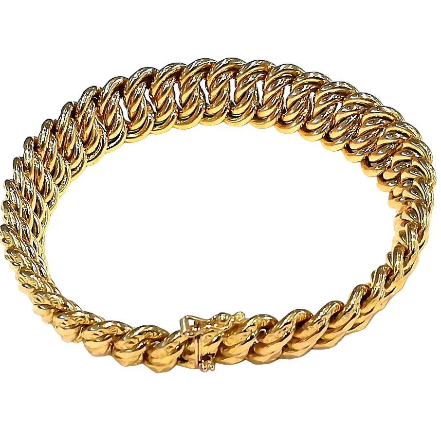 Bracelet Maille en or jaune