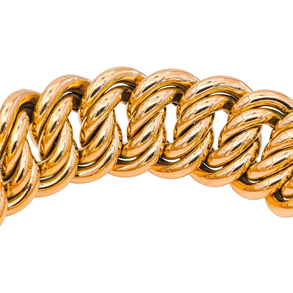 Bracelet Maille en or jaune - Image 5