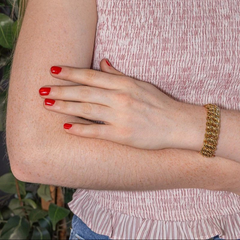 Bracelet Maille en or jaune - Image 2