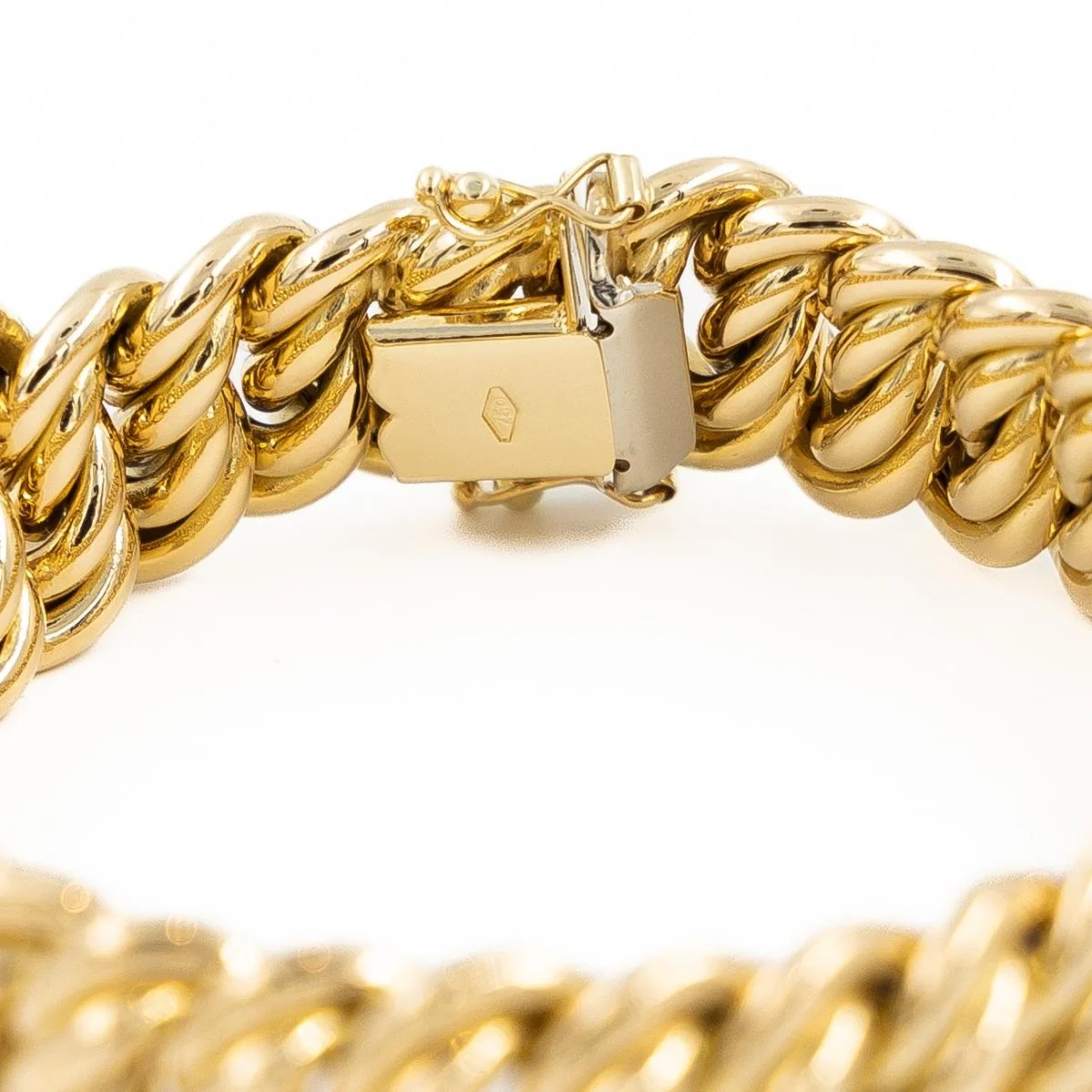 Bracelet Maille américaine en or jaune - Image 5