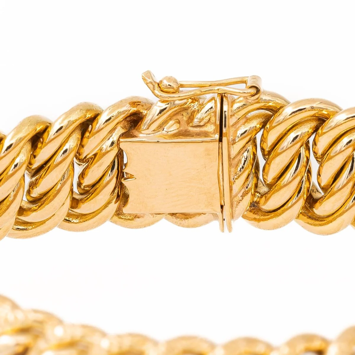 Bracelet Maille américaine en or jaune - Image 3