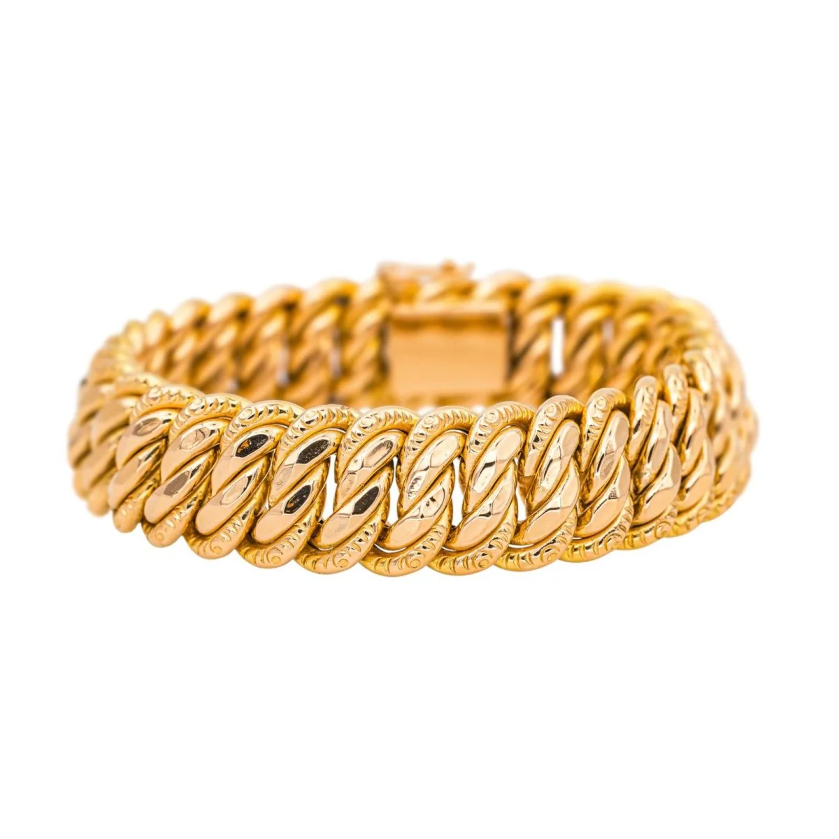 Bracelet Maille en or rose
