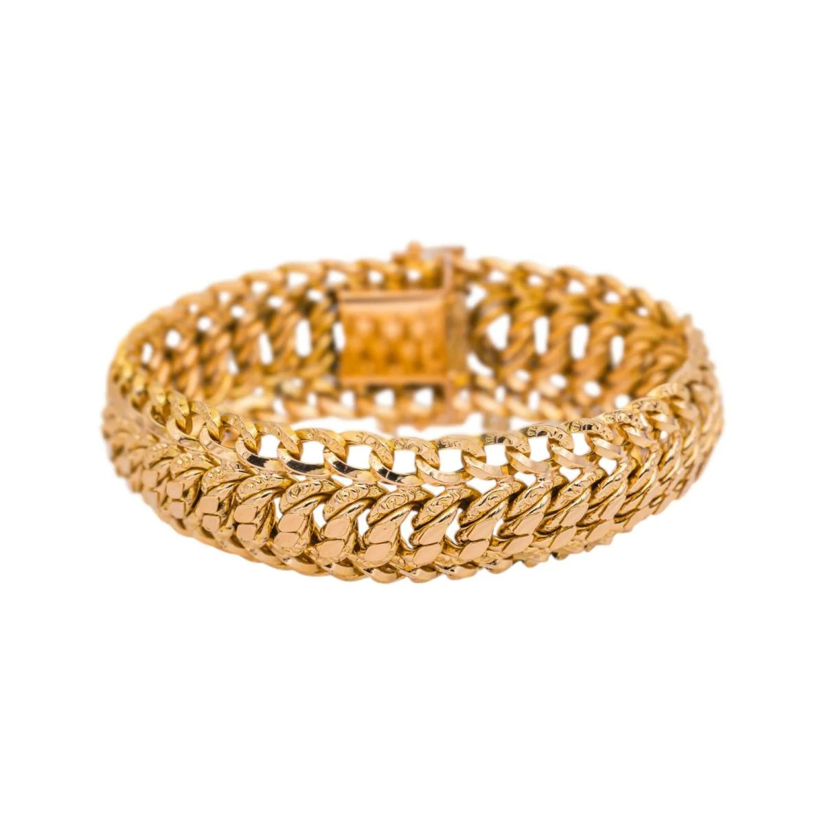 Bracelet Maille en or rose - Image 4