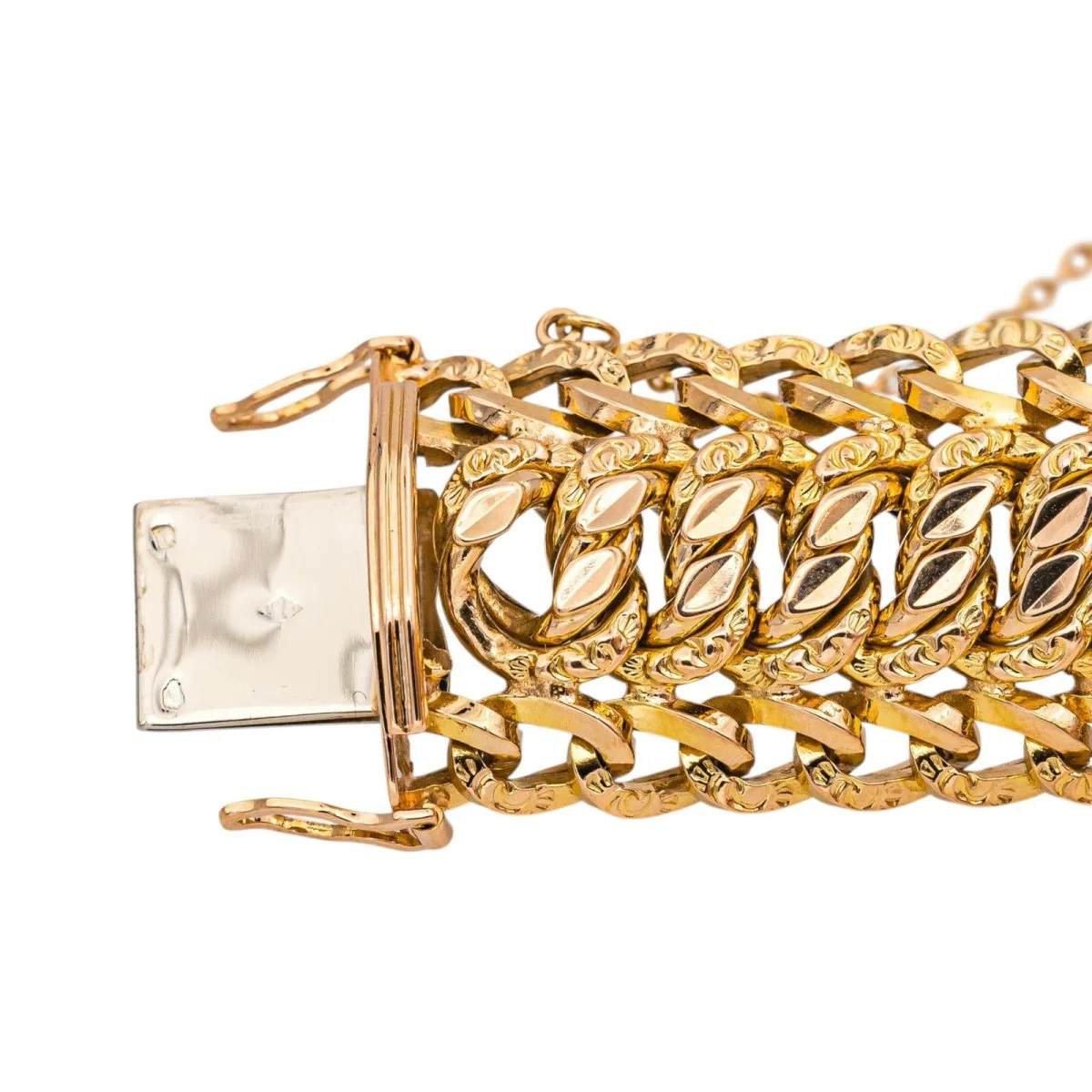 Bracelet Maille en or rose - Image 8