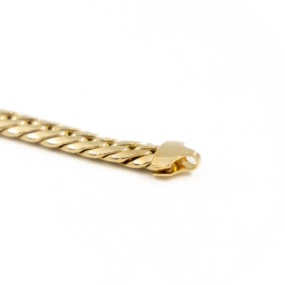 Bracelet Maille anglaise en or jaune - Image 4