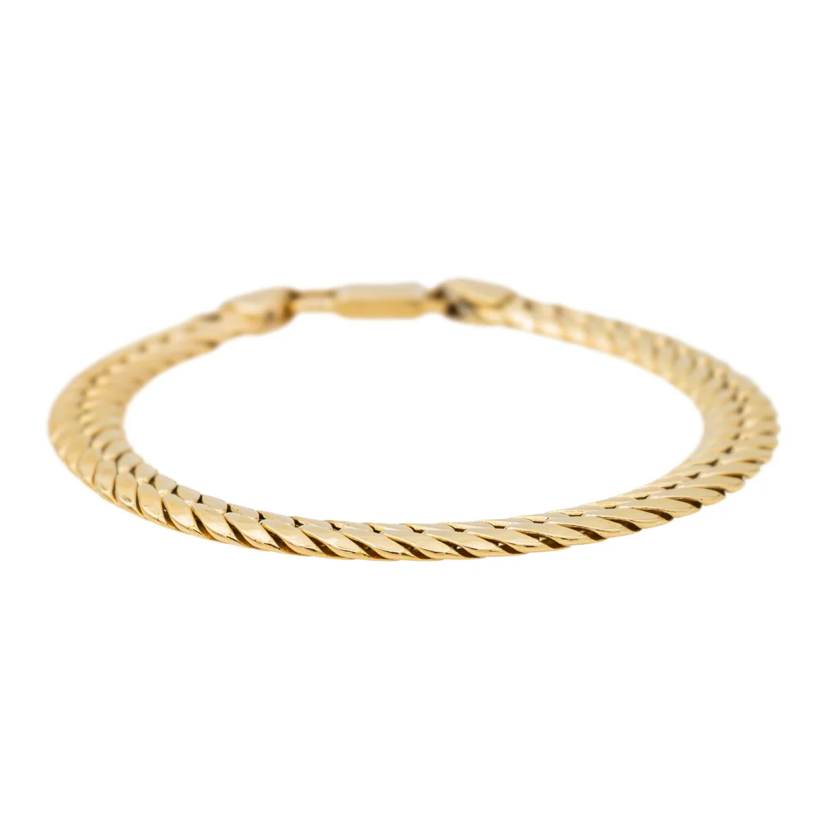 Bracelet Maille anglaise Or jaune - Image 3