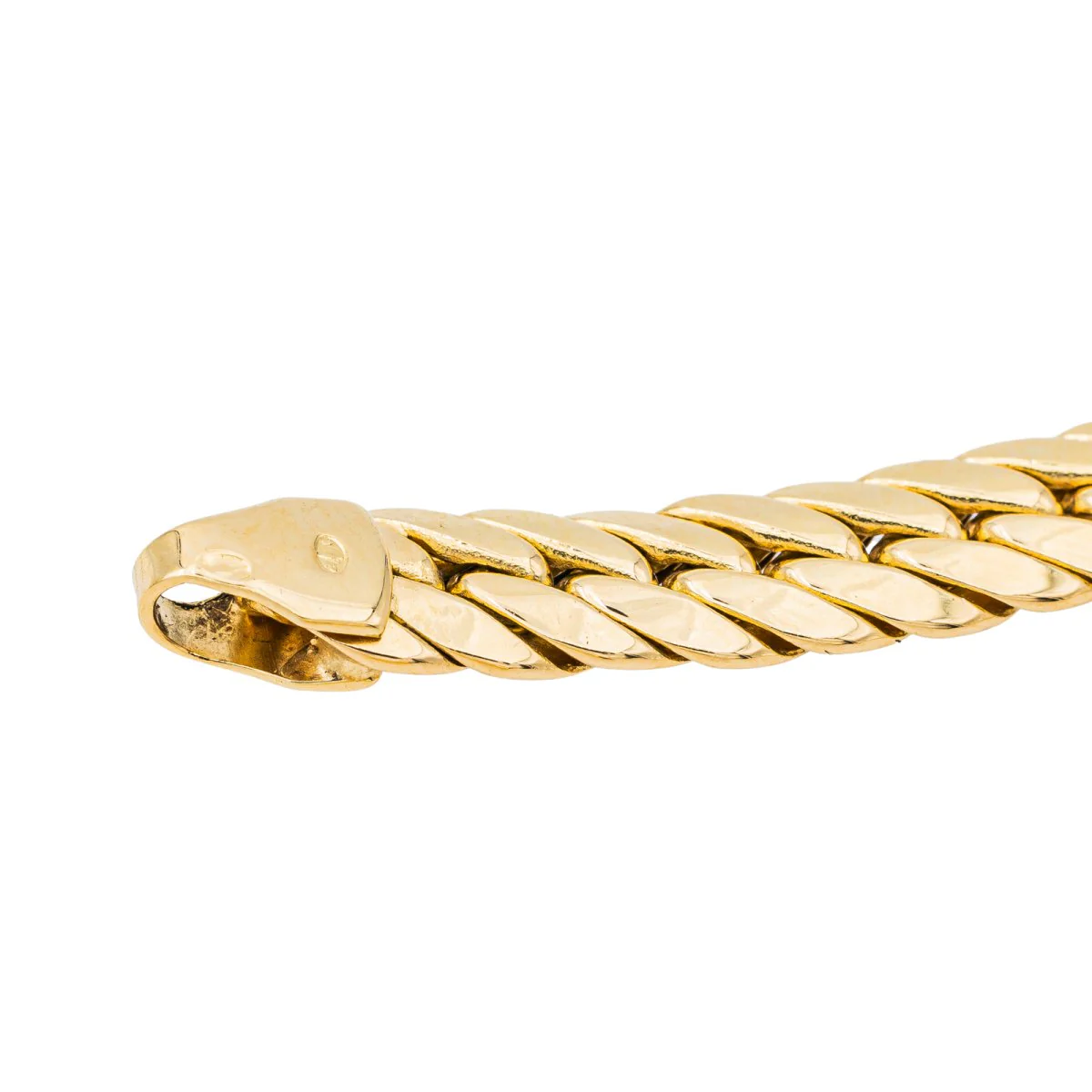 Bracelet Maille anglaise Or jaune - Image 7