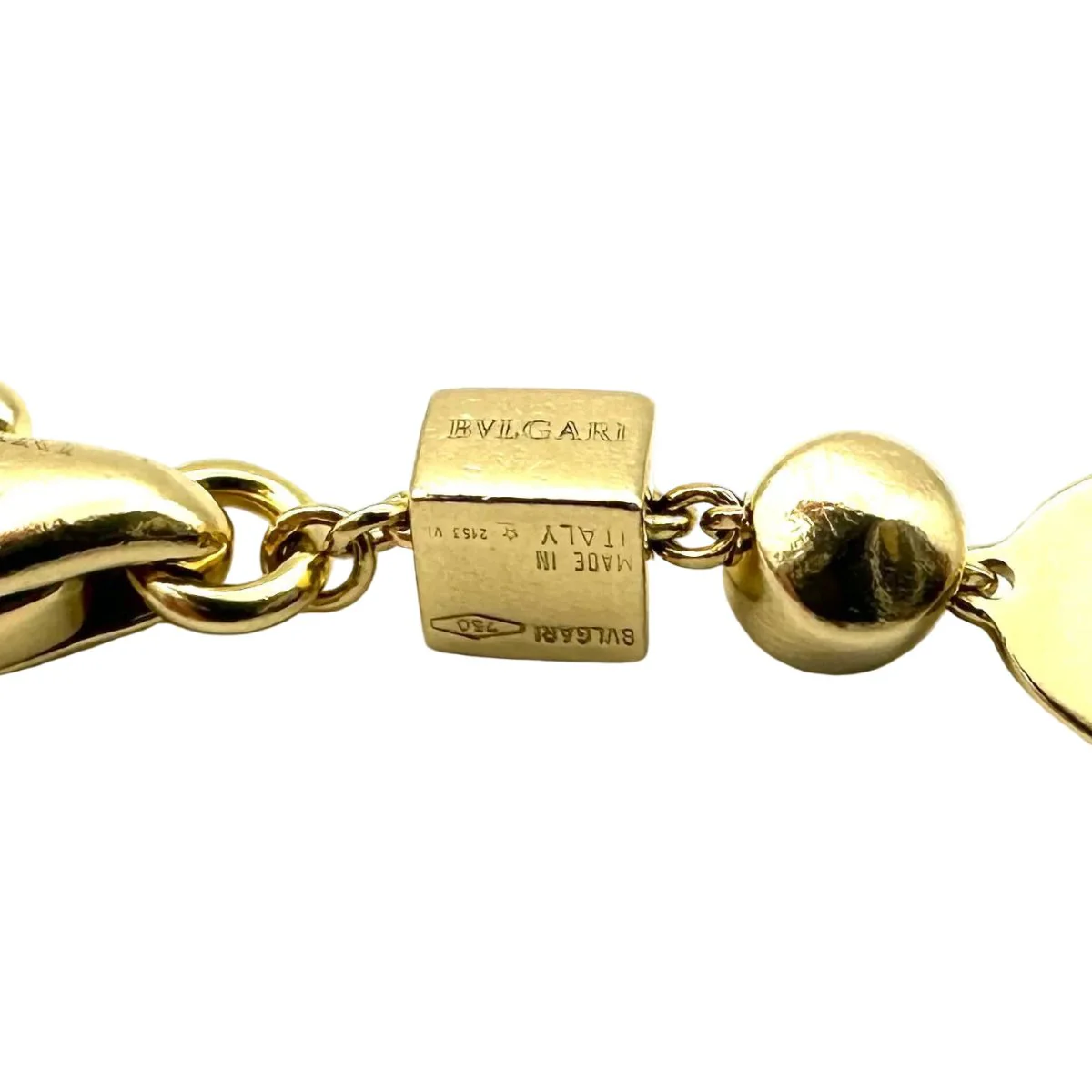 Bracelet Maille BULGARI "Lucea" en or jaune - Image 6