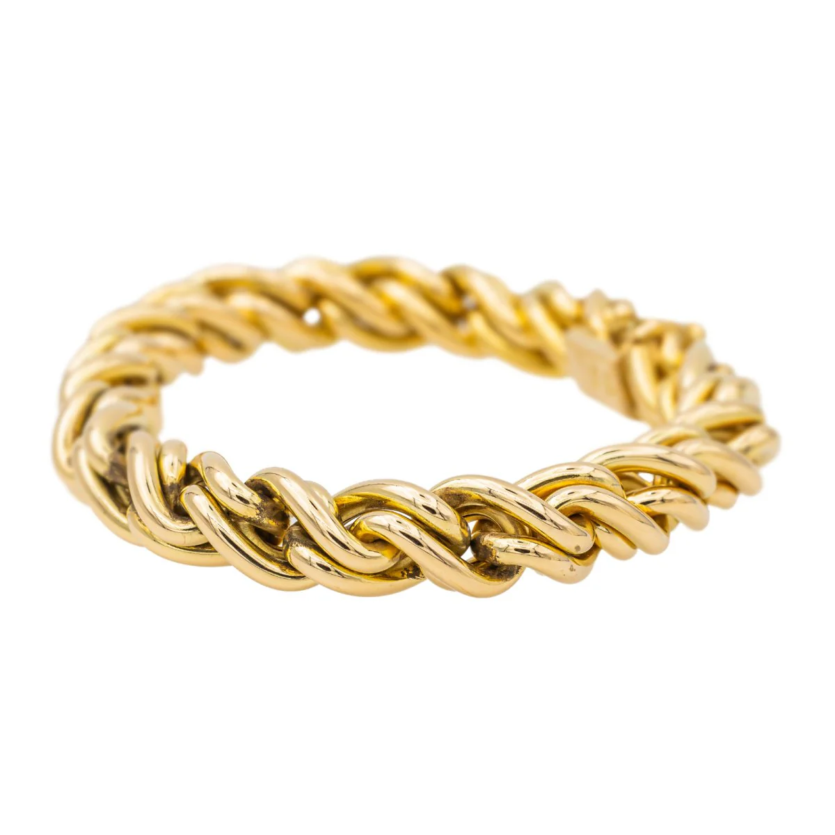Bracelet Maille CAPLAIN SAINT ANDRÉ en or jaune - Image 4
