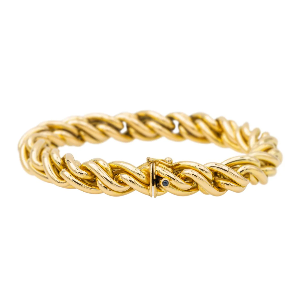 Bracelet Maille CAPLAIN SAINT ANDRÉ en or jaune - Image 5